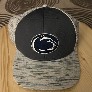 Gray and Blue Logo Baseball Cap